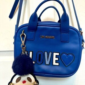 Love Moschino Blue Handbag